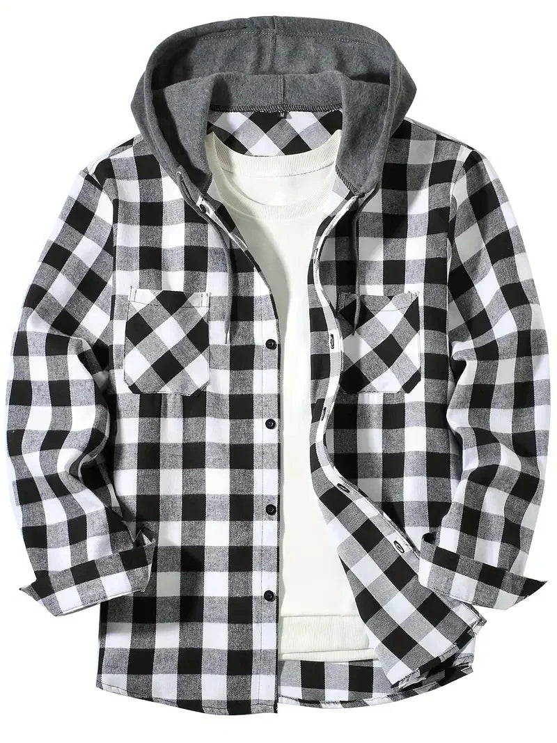 Benton Flannel Hoodie Jacket