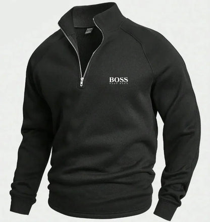 BS Cotton Half-Zip Jumper
