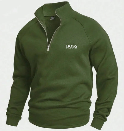BS Cotton Half-Zip Jumper