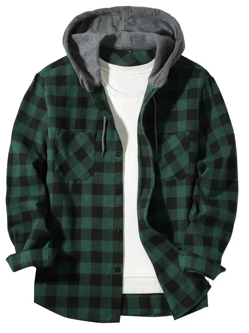 Benton Flannel Hoodie Jacket
