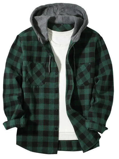 Benton Flannel Hoodie Jacket